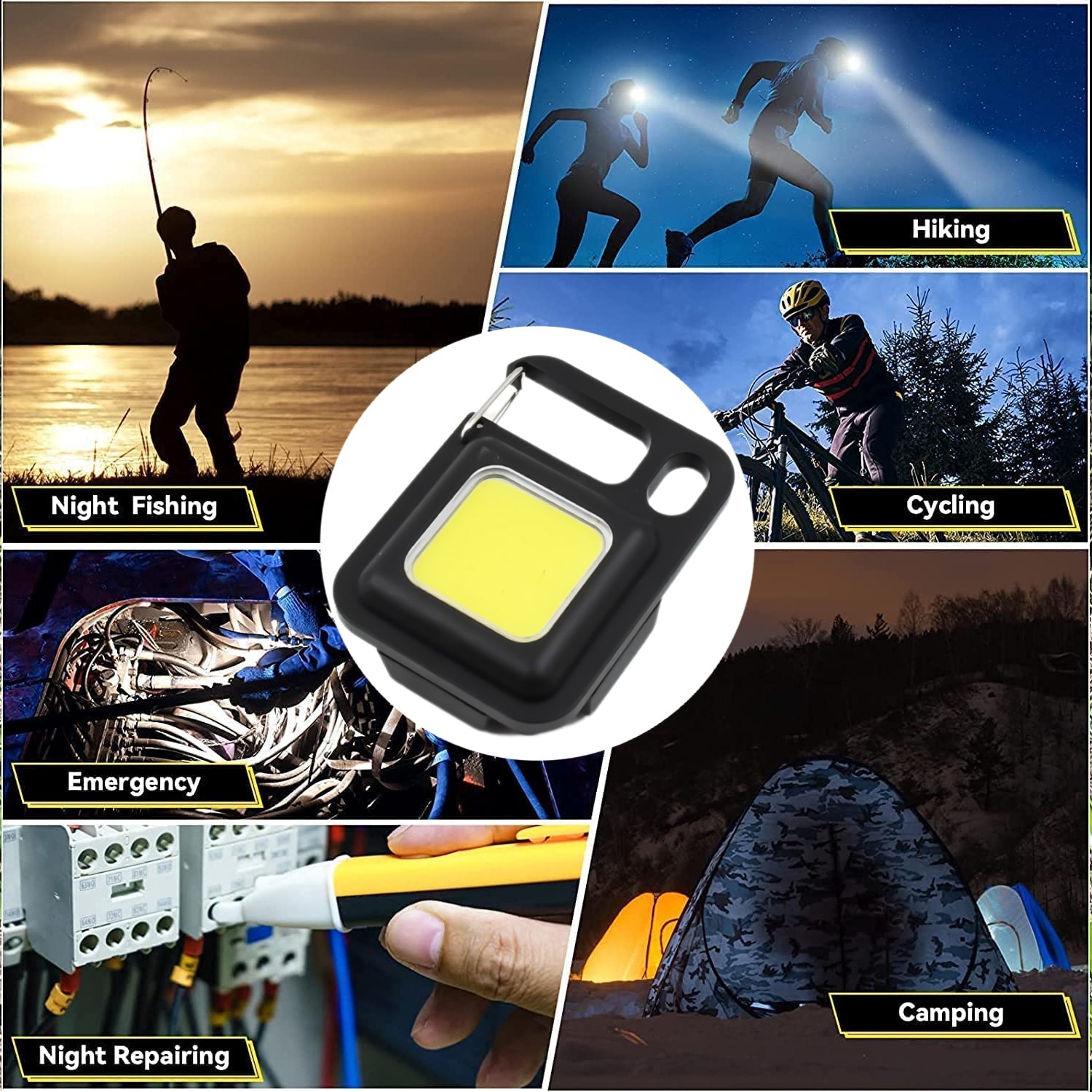 LED Battery Operated Keychain Flashlight Small Work Light with Folding Bracket Bottle Opener for Camping, Hiking, Emergency (1 Pc / MOQ :- 36 Pcs) LED Battery Operated Keychain Flashlight Small Work Light with Folding Bracket Bottle Opener for Camping, Hiking, Emergency (1 Pc / MOQ :- 36 Pcs)